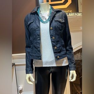 Guess Dark Blue Jeans Jacket